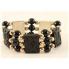 Image 1 : Tigers Eye & Bone Bracelet