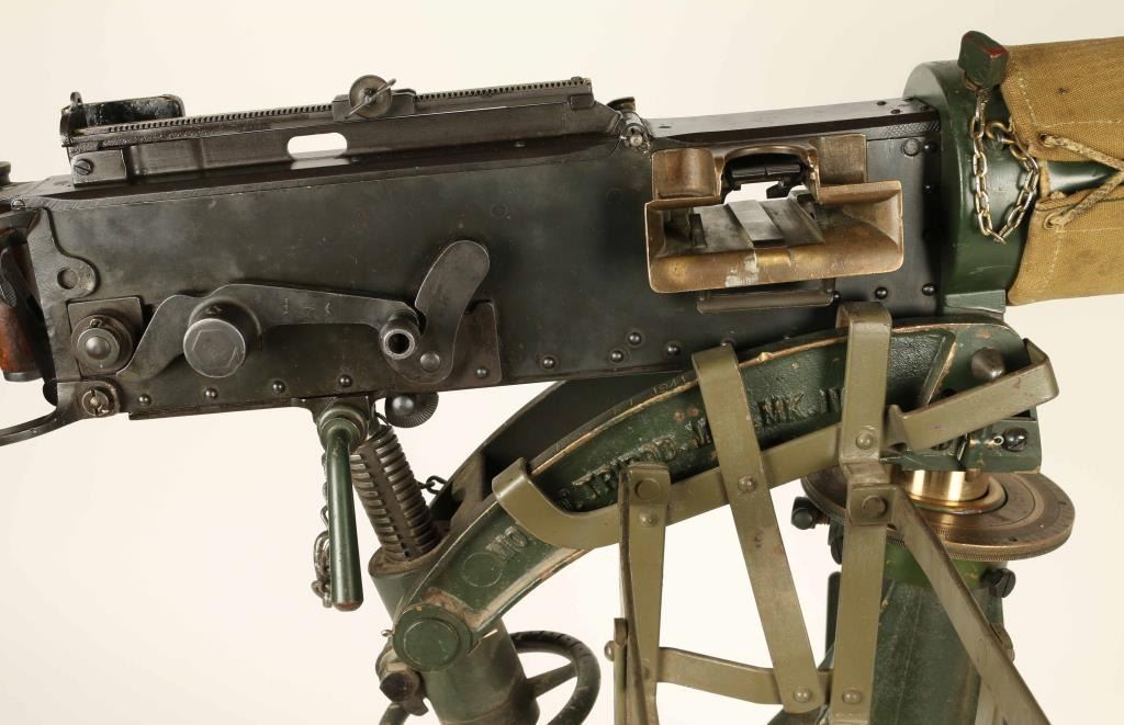 English Machine Gun *English Vickers Machine Gun SN: ET82