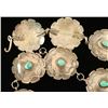 Image 2 : Navajo Sterling Silver Link Concho