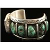 Image 2 : Old Pawn Navajo Turquoise & Silver Watch Cuff