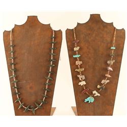 Lot of 2 Fetish Necklaces
