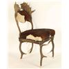 Image 2 : Authentic Antique Horn & Hide Covered Chair