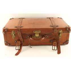 Visalia Leather Suitcase