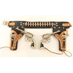 Hubley Cap Guns with Double Rig