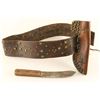 Image 2 : Spotted Belt with Knife Sheath