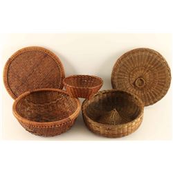 Lot of 3 Native Baskets