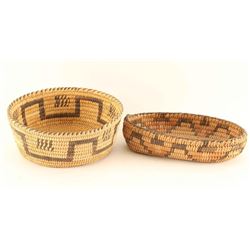 Lot of 2 Pima Baskets