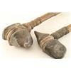 Image 3 : 2 Ax Heads on wooden sticks