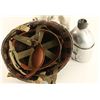 Image 2 : WWII US GI Helmet & Canteen
