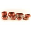 Image 2 : Lot of 8 Maricopa Redware Pots