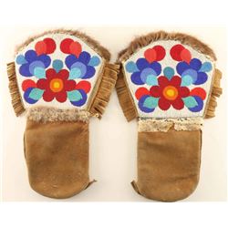 Beaded Northwest Coast Mittens