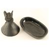 Image 2 : Lot of 2 Blackware Pottery Items