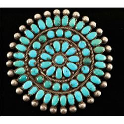 Turquoise Cluster Pin