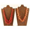 Image 1 : Lot of 2 Branch Coral Necklaces