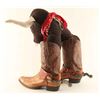 Image 2 : Pair of Justin Snakeskin boots