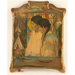 Embellished Print on Wood