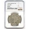 Image 1 : 1932D Germany 5-Mark Oak Tree NGC Certified AU-55.