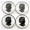 Image 2 : 2016-2017 Canada $5 Privy Silver Maple Leaf Collection (Tax Exempt). You will receive the 2016 Four-