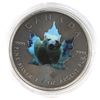Image 1 : 2015 Canada 1oz Silver Maple with Antique Finnish and Coloured Polar Bear Theme (Tax Exempt).