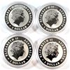 Image 2 : 4x 2012 Australia 1oz Fine Silver Koalas (Tax Exempt). 4pcs.