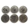 Image 2 : 2011-2013 Canada 6-Coin 1oz Wildlife Series Fine Silver Coin Set (Tax Exempt). This set includes the