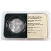 Image 2 : 2002 United States 1oz Fine Silver American Eagle in Presentation Display (Tax Exempt). Please note 