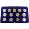Image 2 : Estate Lot 1952-1964 Canada Silver Dollar Collection in Acrylic Display. You will receive each date 