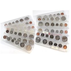 1962-1994 Canada Year Set Collection. You will receive the following dates, 1962, 1964, 1967, 1968,