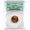 Image 1 : 1920 Canada 1-cent Small PCGS Certified MS-64 Red