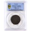 Image 1 : 1859 Canada 1-cent DP N9 #5 PCGS Certified Genuine Fine Details (Cleaning)