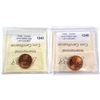 Image 2 : 1992 & 1994 Canada 1-cent ICCS Certified MS-66. 2pcs