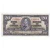 Image 1 : 1937 $20 BC-25c, Bank of Canada, Coyne-Towers, J/E Prefix, VF-EF (writing)