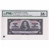 Image 1 : 1937 $10 BC-24b, Bank of Canada, Gordon-Towers, Printer BABN, XD Prefix PMG Certified CUNC-58 EPQ