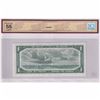 Image 2 : 1954 $1 BC-29a, Bank of Canada Coyne-Towers, Devil's Face, HA Prefix BCS Certified AU-55
