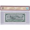 Image 2 : 1954 $1 BC-29b, Bank of Canada, Beattie-Coyne, Devil's Face, NA Prefix BCS Certified CUNC-62