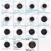Image 1 : Estate Lot of 15x Canada Error Coinage in 2x2 Holders. You will receive 2x 5-cent, 5x 10-cent, 7x 25