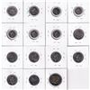 Image 2 : Estate Lot of 15x Canada Error Coinage in 2x2 Holders. You will receive 2x 5-cent, 5x 10-cent, 7x 25