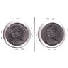 Image 2 : Estate Lot of 2x 1968 Canada Nickel Dollars. One has Double Die Reverse and the other has Doubled Ho