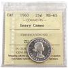 Image 1 : 1960 Canada 25-cent ICCS Certified MS-65 Heavy Cameo