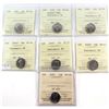 Image 1 : 1991-2009 Canada 10-cent ICCS Certified - 1991 MS-66, 1999 Double 1999 MS-66 NBU, 2000 MS-66 NBU, 20