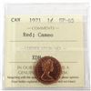 Image 1 : 1971 Canada 1-cent ICCS Certified SP-65 Red Cameo
