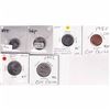 Image 2 : Estate Lot of Various Canadian Error Coins - 1-cent, 2x 5-cent, 10-cent & 2x 25-cent. Holders are wr