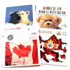 Image 1 : Lot of RCM Issued coins & Sets: 1995 Baby Gift Set (lightly scuffed), 2006 Oh Canada Gift Set (scuff