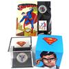 Image 1 : 2013 Modern Day Superman $20 Fine Silver coin & 2013 Canada 50-cent Superman: Then and Now Lenticula