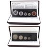Image 1 : 1908-1998 Canada Antique & Commemorative Proof Sets. Antique set is missing COA, capsules are scuffe