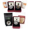 Image 1 : 4x RCM Fine Silver coins (Tax Exempt): 2012 $10 Maple Leaf Forever, 2013 $1 250th Anniversary of the