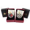 Image 1 : 2014 Canada $5 Five Blessings & 2015 $15 Maple of Prosperity Fine Silver coins (Tax Exempt). Outer b