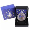 Image 1 : 2017 Great Britain 1oz .999 Fine Silver Coloured Brexit Britannia. Only 200 ever made! (Tax Exempt)