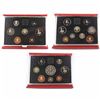 Image 1 : 1991-1993 United Kingdom Proof Coin Collections in Original Hard Red Folders with COAs. 3pcs