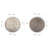 Image 2 : 1964 & 2000 USA Half Dollars. The 2000 coin is coloured and Commemorates JFK. 2pcs